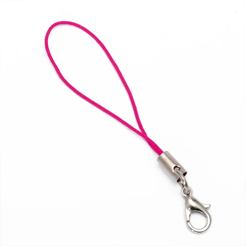 10/50pcs Lanyard Lariat Strap Cord Clasp Rope Keychains Cellphone Hook Keyring Bag Accessories Key Ring Making Supplies Material